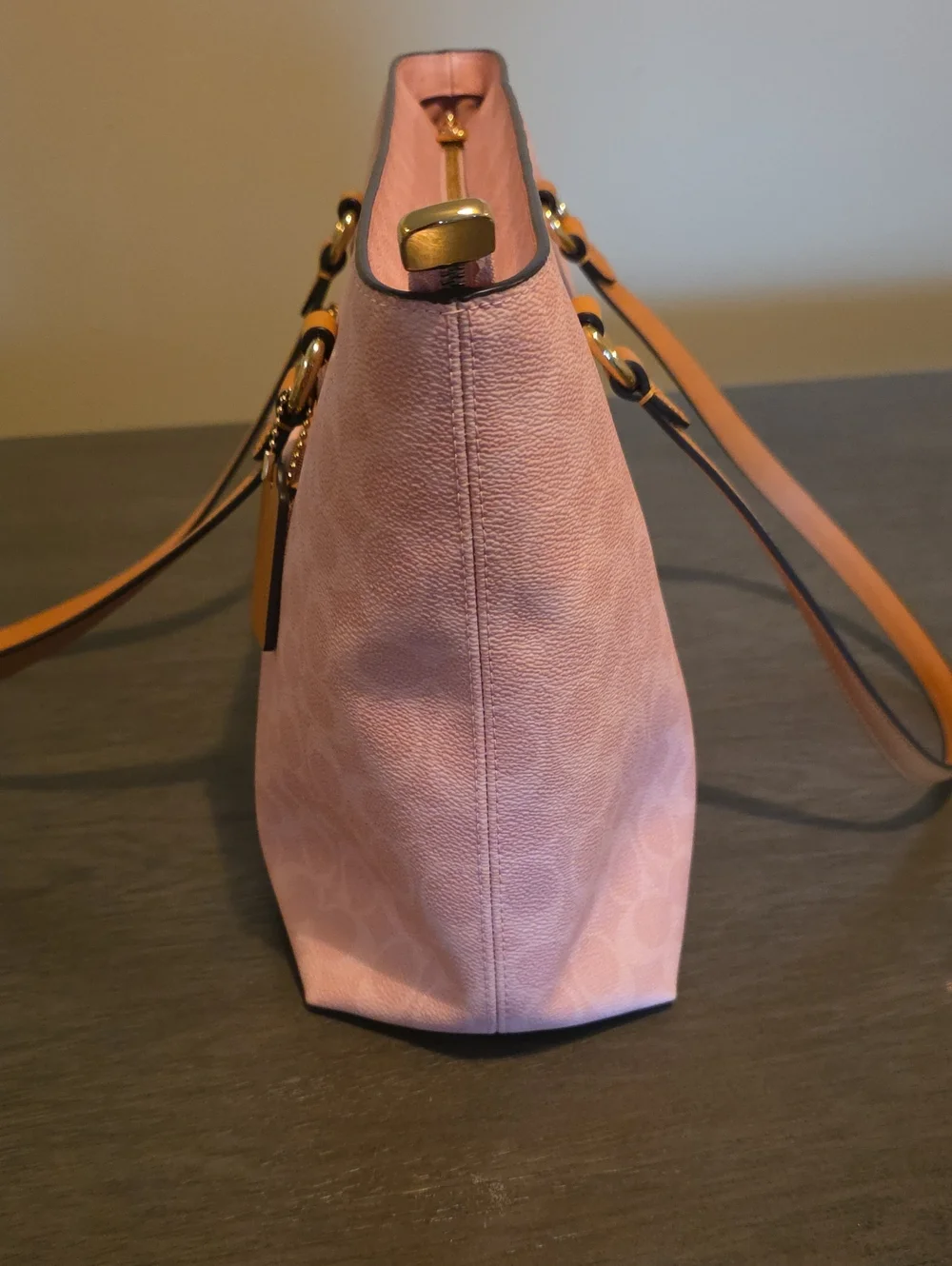 Coach Outlet Station Tote Bag In Signature Canvas. Powder Pink 2026. - Picture 8 of 12